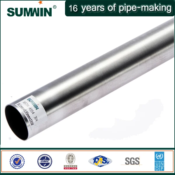 China manufacture 304 304L 201 316 316L welded steel / seamless stainless steel inox pipes