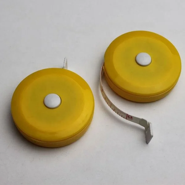 Promotional Round Shaped Keychain Custom Measuring Tape