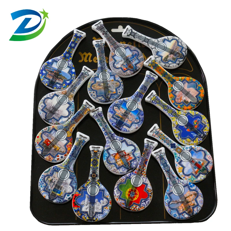 Beautiful 3D Soft PVC Fridge Magnet Custom guitar Refrigerator Magnet