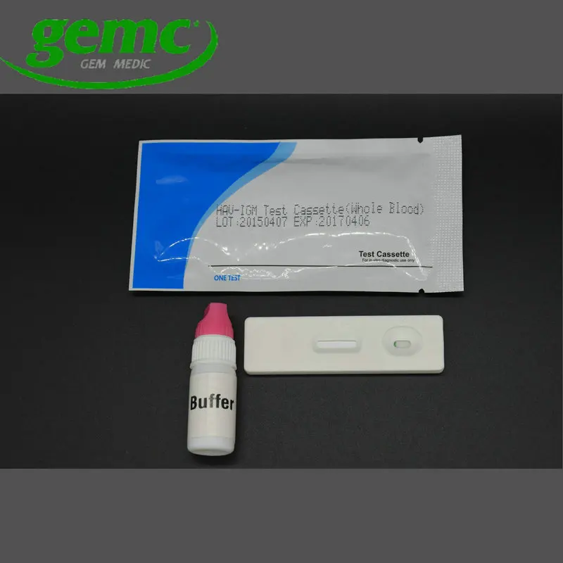 factory supply home use hospital  use medic kit  low price test strips brand new hpv HAV-IGM laboratory rapid test kits