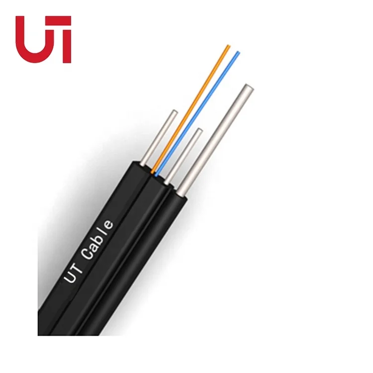 Brazil Anatel FTTH Drop Cable Singldemode FRP/Steel Strength Member Fiber Optic Cable