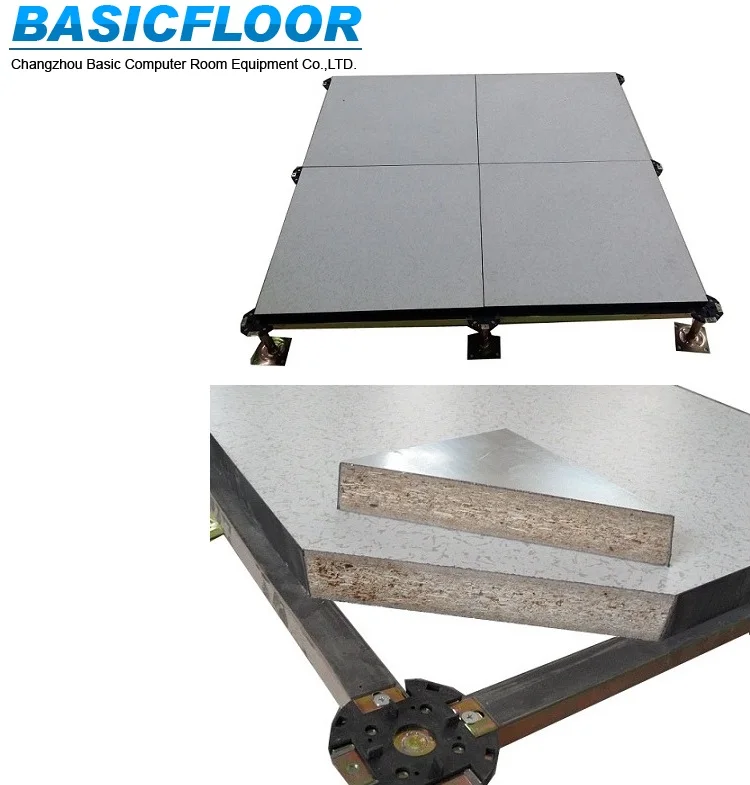 Low cost high quality anti static raised access floor woodcore access floor