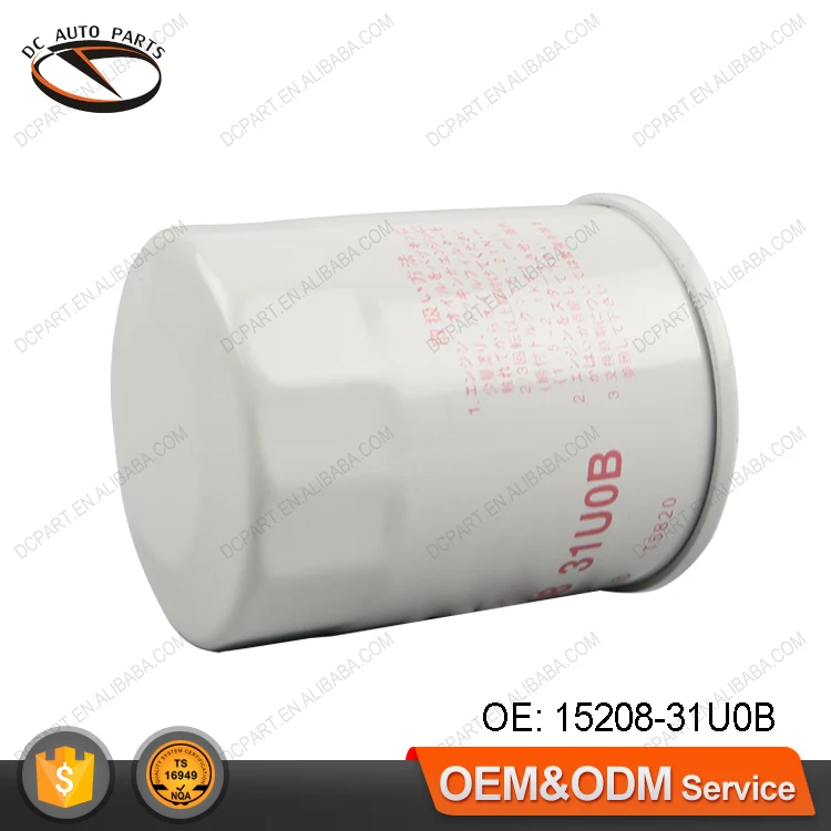 Ходовой масляный фильтр в оригинальном качестве 15208-31U0B / 1520831U0B оптом для NISSAN