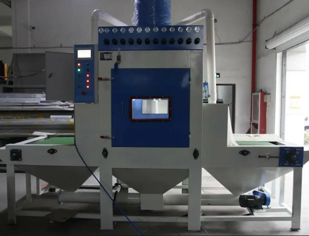 Conveyor Belt Automatic Sand Blasting Machine