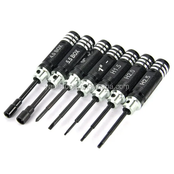 Factory Hexagon Phillips Slotted Spanner Box Screwdriver Screw Driver Tool Kit Set for RC Helicopter Plane Car Repair