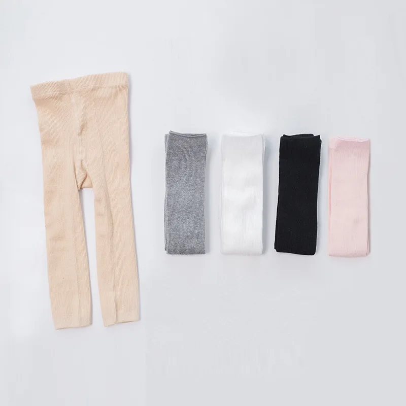 Чесаный хлопок 5 видов цветов детские штаны леггинсы с носками для