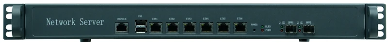1U Rackmount chasssis для материнских плат с B75 материнская плата брандмауэр SFP + оптическое волокно