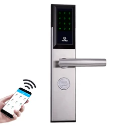 Ble Wifi Smart Door Lock Electronic Digital Code RFID Card TTLock App Hotel Door Lock Security System