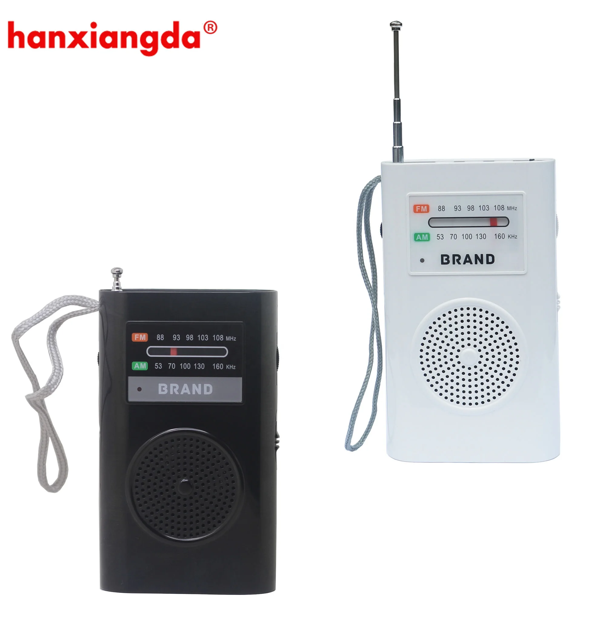 Mini AM FM Radio Stations Streaming Music Receiver Rechargeable Radios