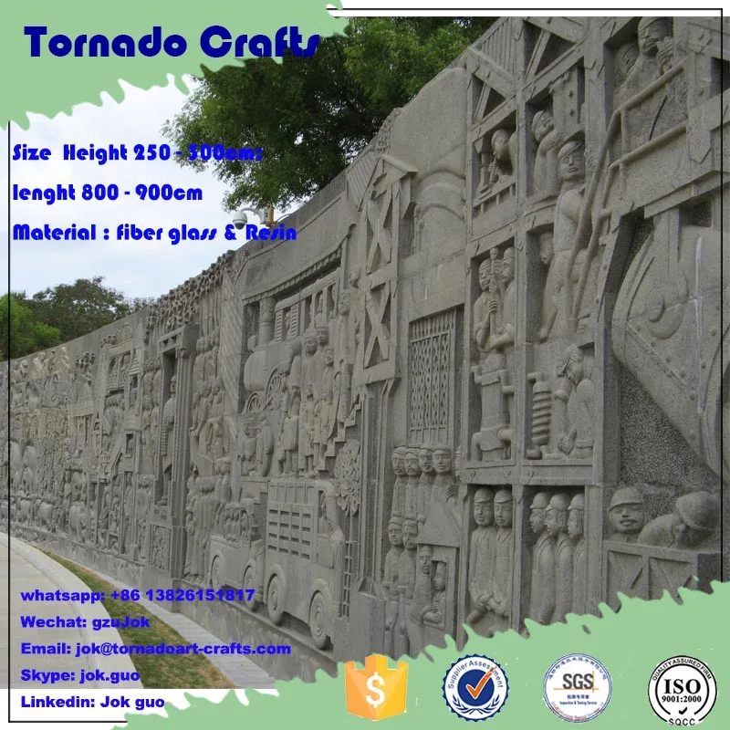 
Alibaba Supplier Factory Magnificent Support Oem Service Chinese Relief Stone Relievo Carving Culture Wall Stone 