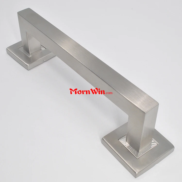 Атласная квадратная поручня из нержавеющей стали для ванной комнаты