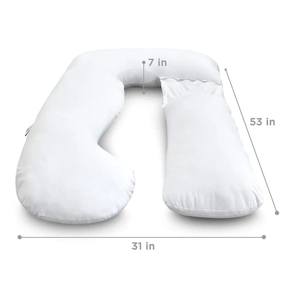 
New style cheap washable plush sleeping maternity pregnancy baby body pillow 