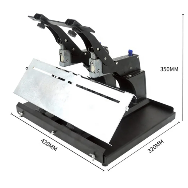 
manual stapler with double saddle stitching desktop stapler 