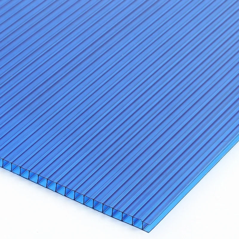 High quality 6mm twin wall polycarbonate sheet for greenhouse