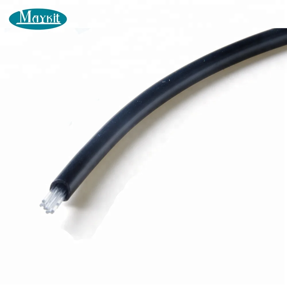 
MEOF-7*0.75 multi-strand fiber optic cable light made up of 7 individually black sheathed fibres 
