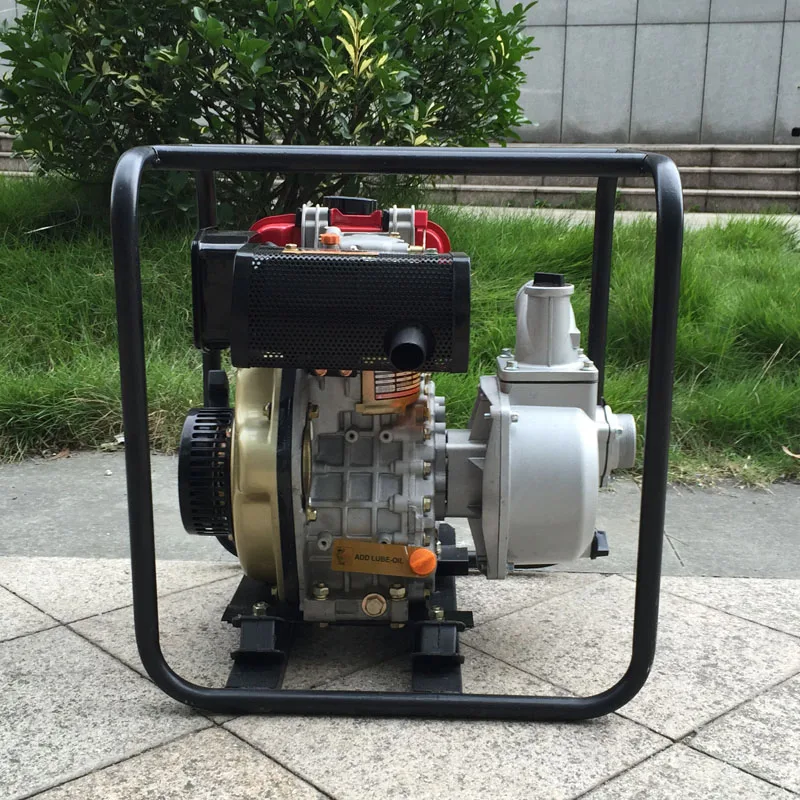 BISON(CHINA) High Pressure Diesel Engine Water Pump Set, Big Displacement Portable Diesel Water Pump, 4 Inch Diesel Water Pump
