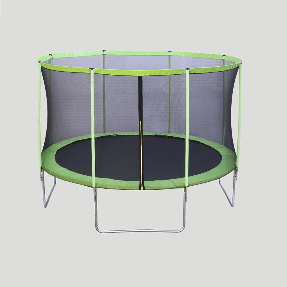 FUMJUMP 244cm 8ft inner net round blue  used trampoline