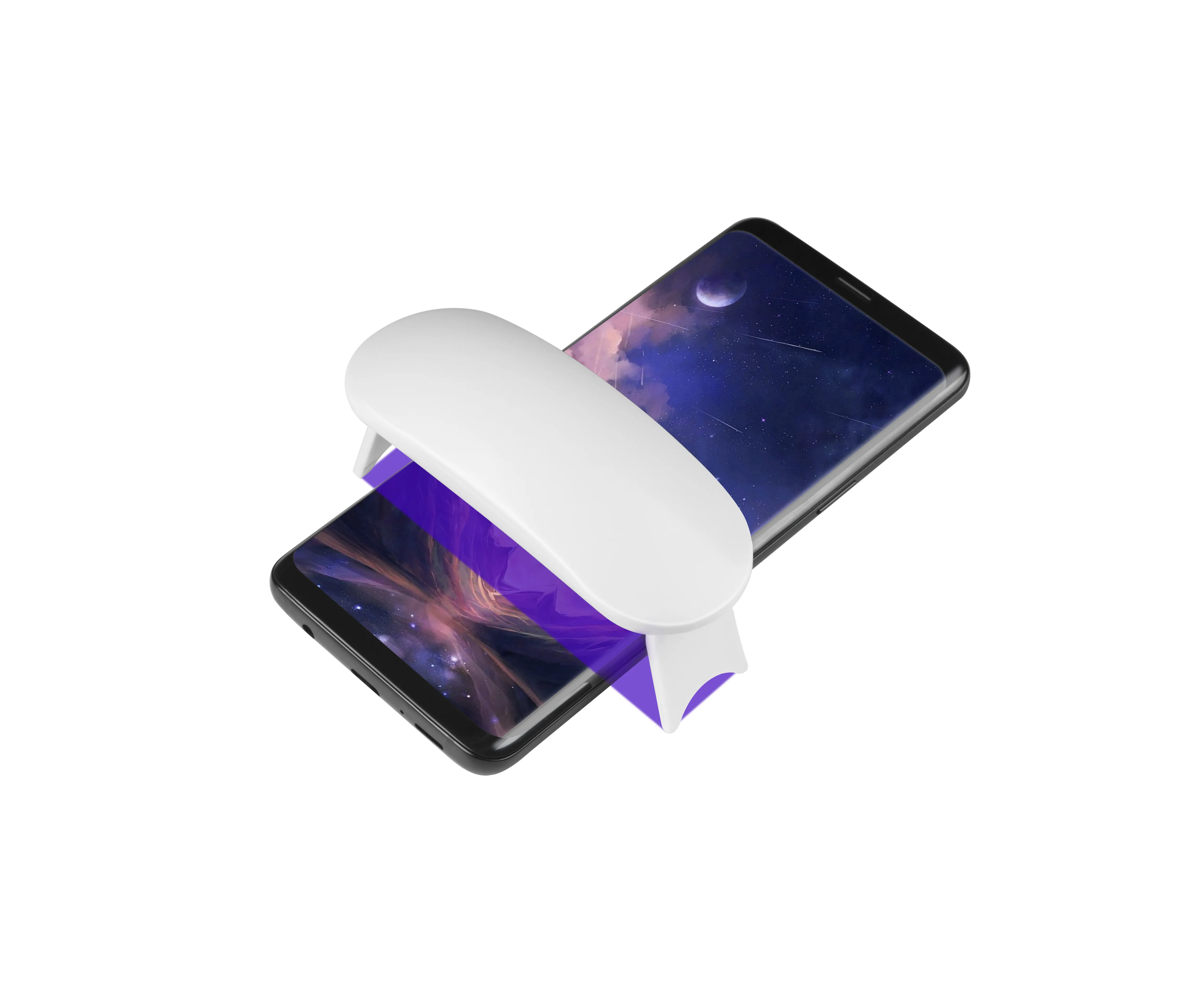 Желейный клей для защиты экрана жидкий и Японское стекло Samsung S22 ULTRA с