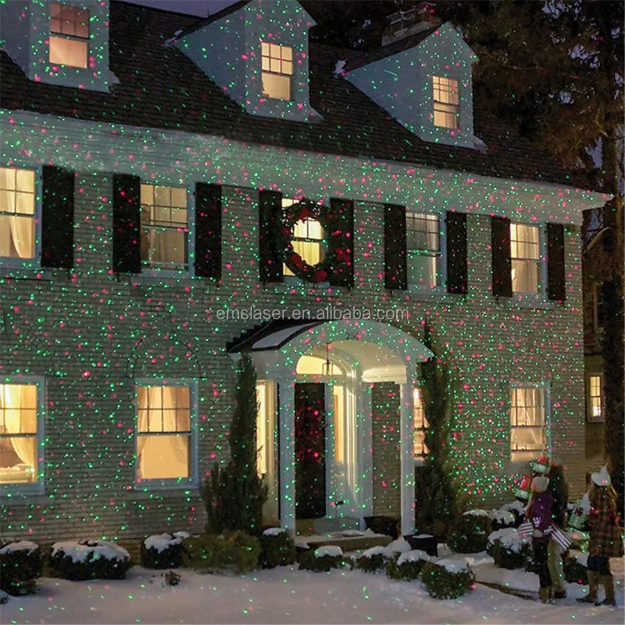 Водонепроницаемый лазерный светильник для газона украшение сада Рождественский проектор с эффектом воды