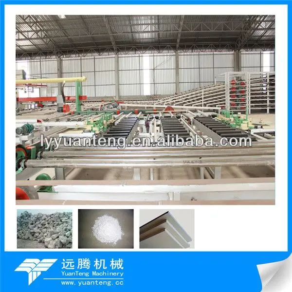 gypsum plasterboard production line