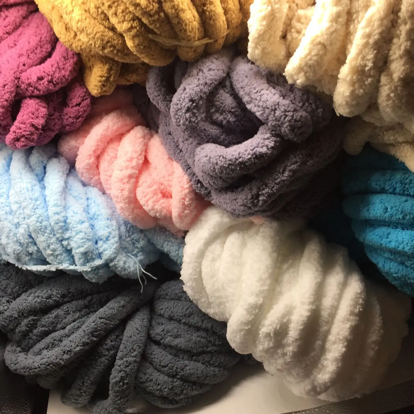 Толстая синель пряжа для одеял ручной работы