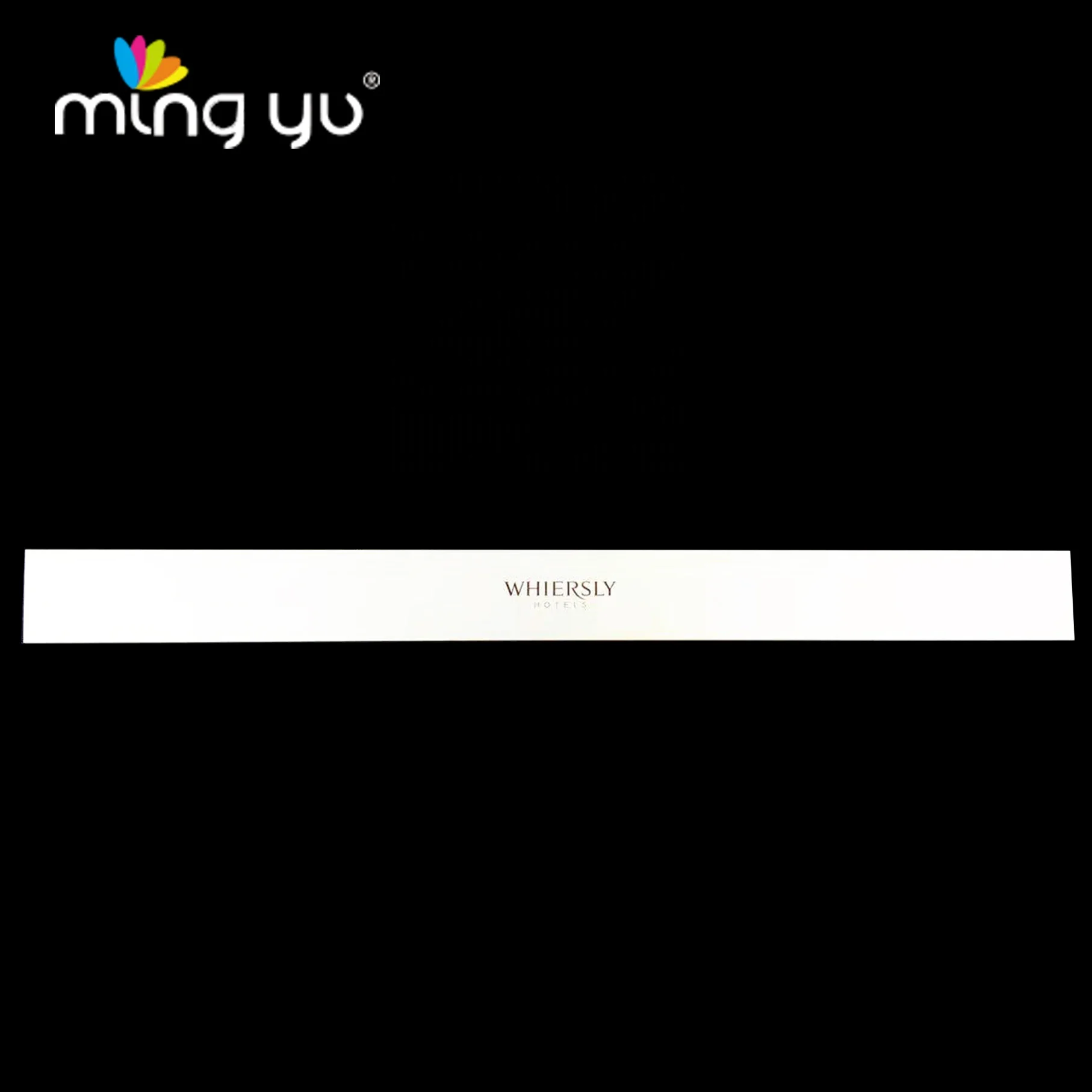 Manufactural High Quality Cuctom Made paper Collar Band, Collar Strip