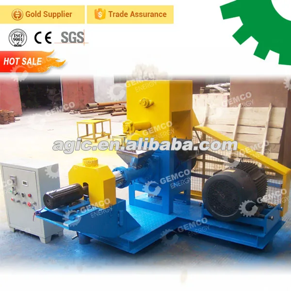 high capacity fish feed production machine floating fish feed pellet machine