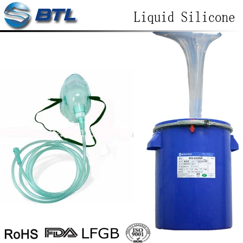 Высокий прозрачный медицинский класс жидкого силиконового каучука