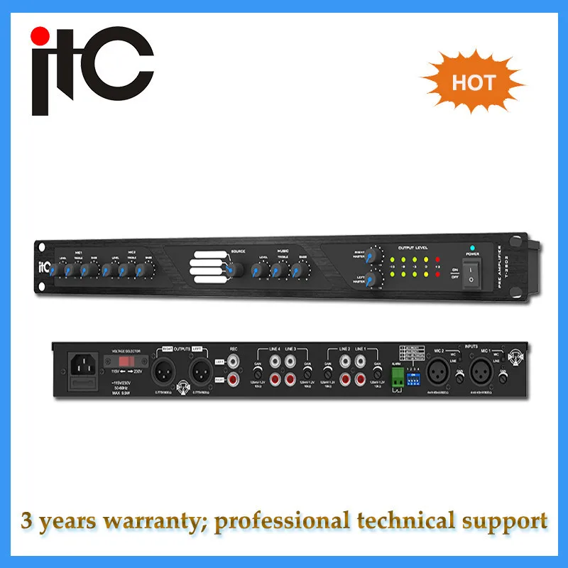 Акустическая система горячие аудио про микрофонный предусилитель с фантомного питания