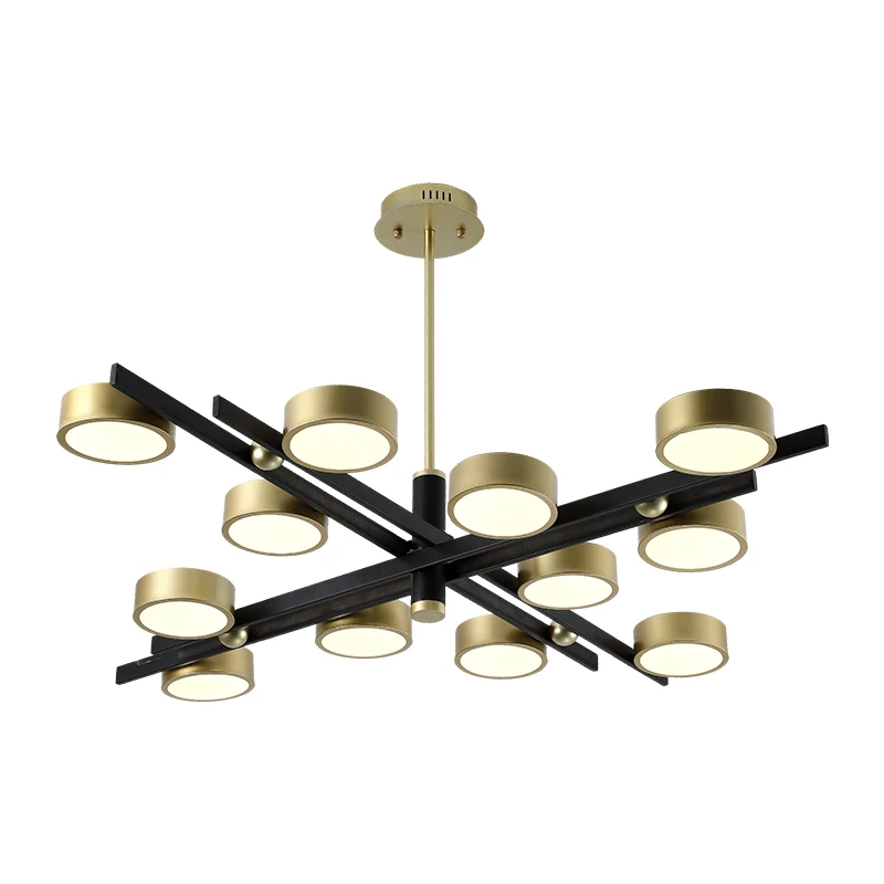 
Nordic light luxury living room study bedroom restaurant chandelier designer model room molecular LED creative personality lamps 