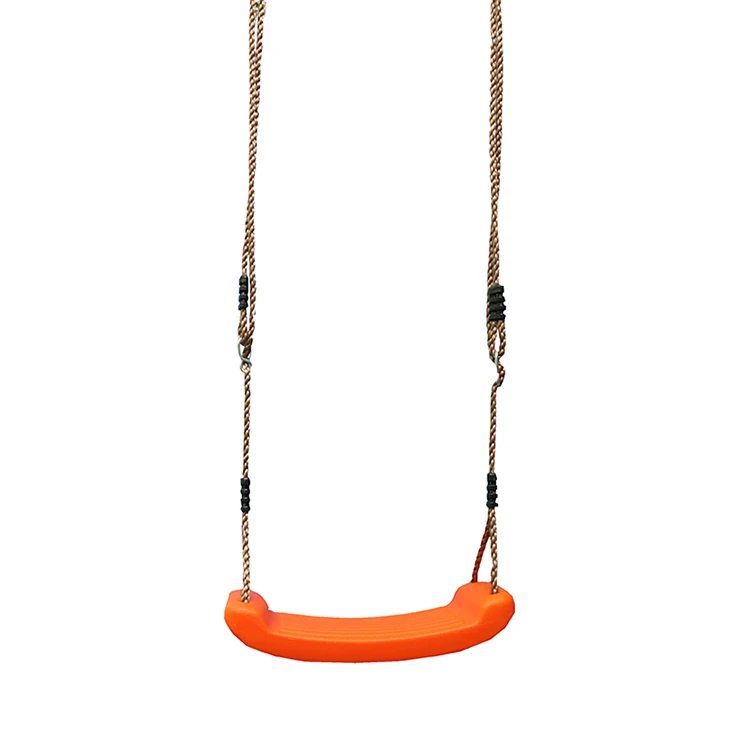 Уличные пластиковые детские качели с ремнем, детские качели из полиэтилена