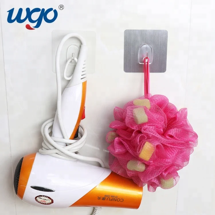 Hanging Hook With Tape Transparent Strong Door Wall Hangers Hooks Suction Heavy Load Rack Cup Sucker For Kitchen Bathroom