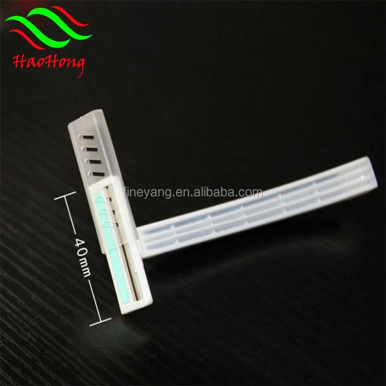 Factory wholesale disposable razor using in hotel with the lubricant strip