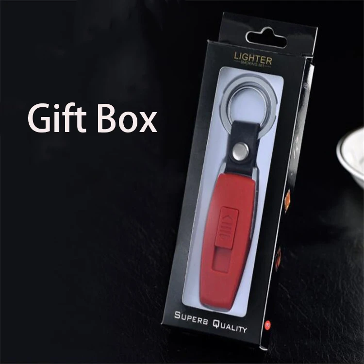 Flameless Plastic Keychain Rechargeable Electronic Cigarette Lighter usb