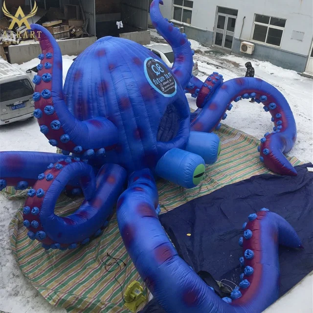 Outdoors stage event Decoration Inflatable DJ octopus Tentacle