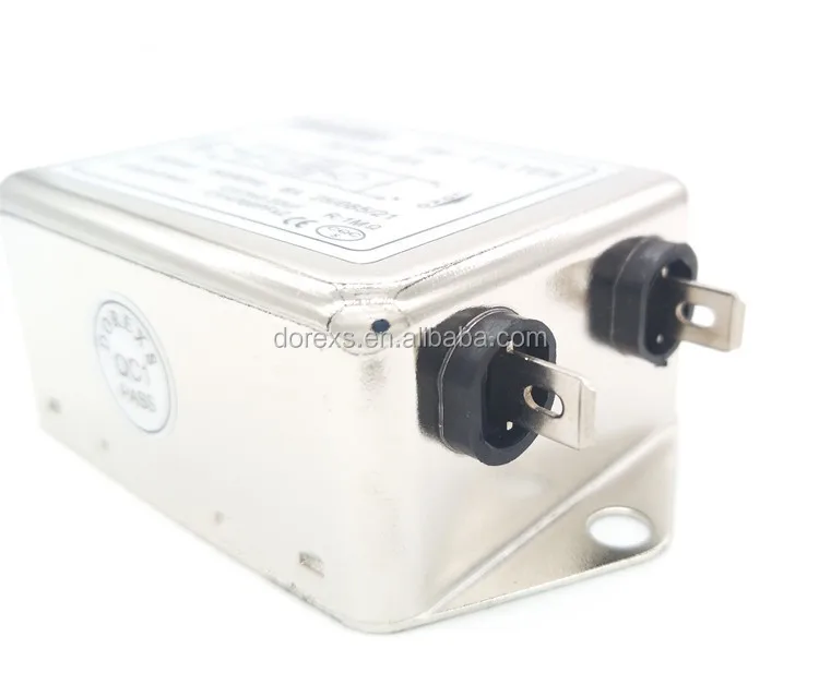 С фильтром нижних частот шума фильтры 3 фазы переменного тока входной фильтр электромагнитного влияния для инвертор 115/250vac металлический корпус 20 ~ 100db 30-100db DEA4 застегнуть 5-10%