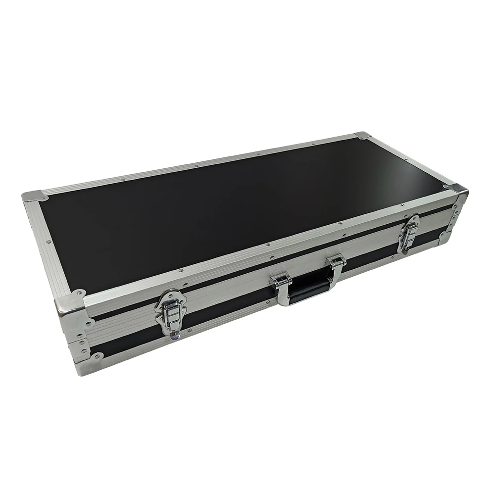 OEM guangzhou custom High quality black Rectangle  aluminum flight case dj cheap aluminum tool box flight case