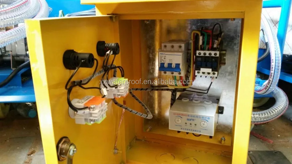 5.5HP gas motor liquid rubber roof coating for large area and corners only salle online