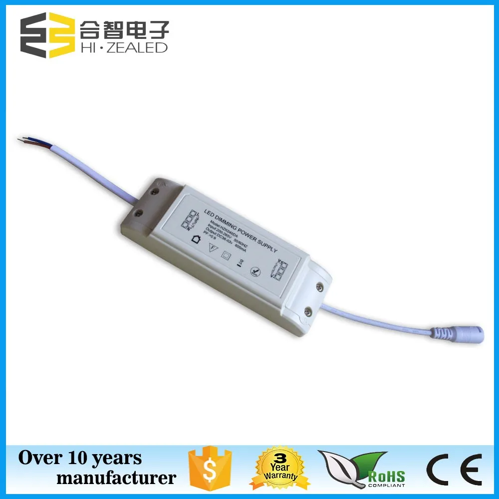 Ac 110 В 220 В dc12v водитель симистор с регулируемой яркостью 24 Вт 36 вт 48 Вт 600ma светодиодный драйвер