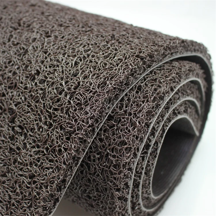 High Quality Color Mesh Pvc Mat Roll Anti-Slip Pvc S Mat In Rolls
