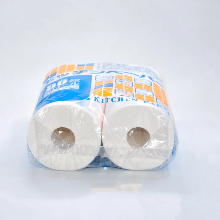 
Hot sale 2ply disposable kitchen roll paper towel 