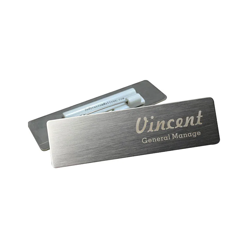 
electroplating matt metal attach nameplate Logo Decorating nameplates Metal Nameplates 