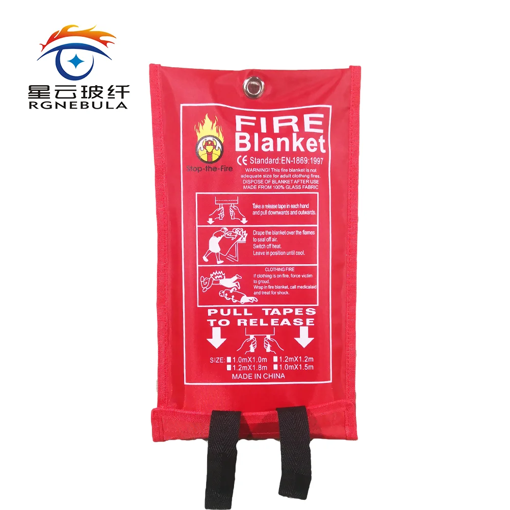 
Fiberglass Emergency Fire Blanket for Kitchen,Camping,Fireplace,Grill,Car,RV,Boat and so on 
