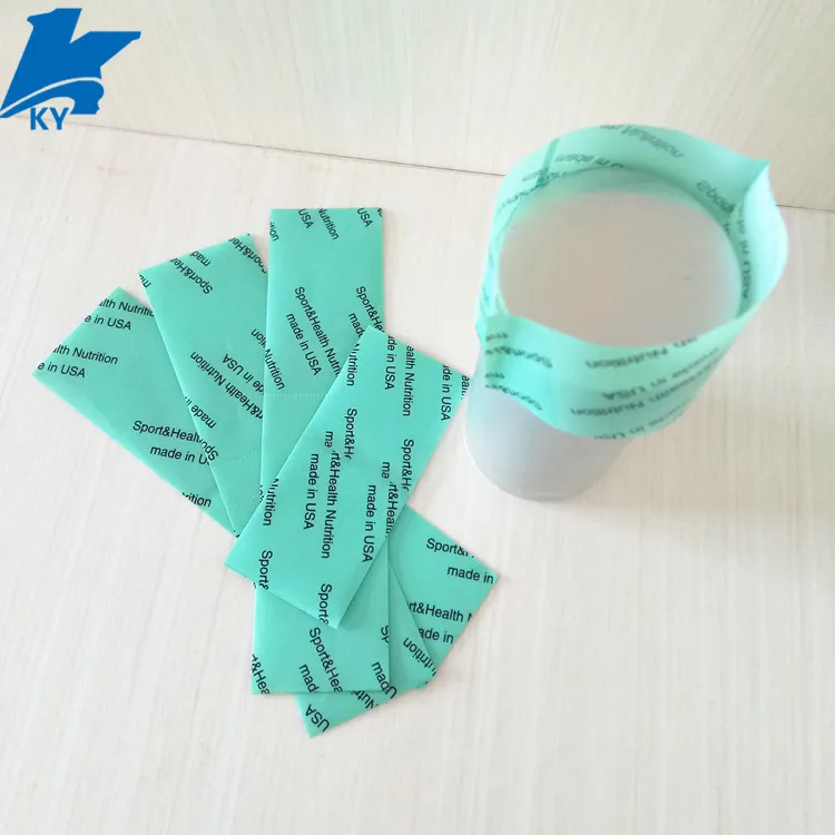 Термоусадочная шеи обернуть Band Cut для круглых Бутылки Вскрытия уплотнение