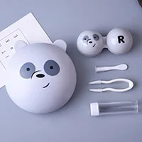 Popular anime  beer contact lens case travel factory price  contact lens case box container
