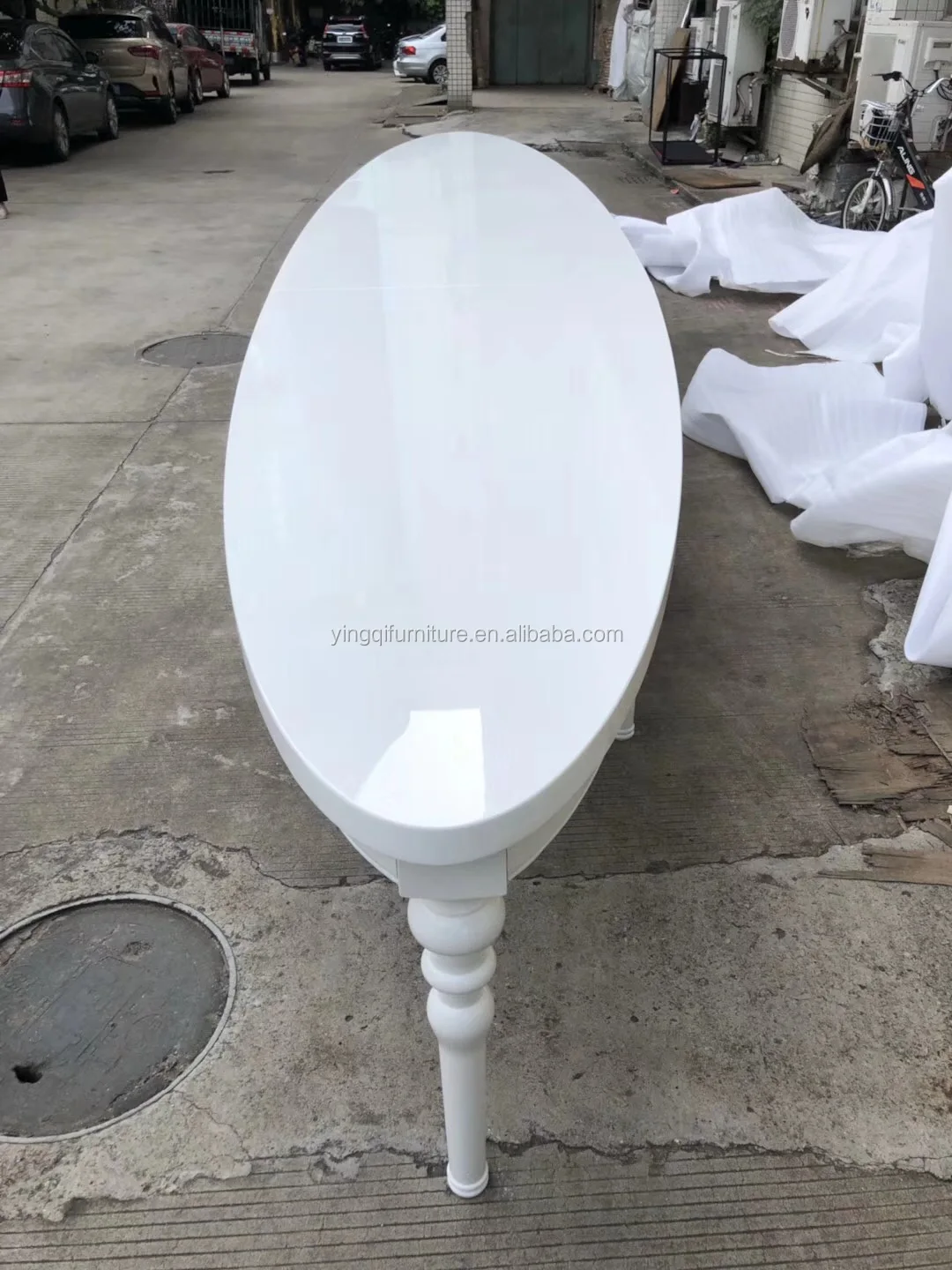 Luxury Large Stainless Steel Wedding Tables