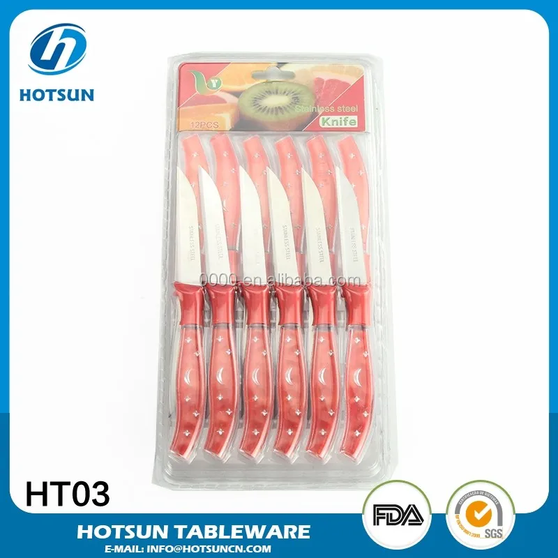 Italy Stainless Steel Knife with PP Handle, Fruit Knife