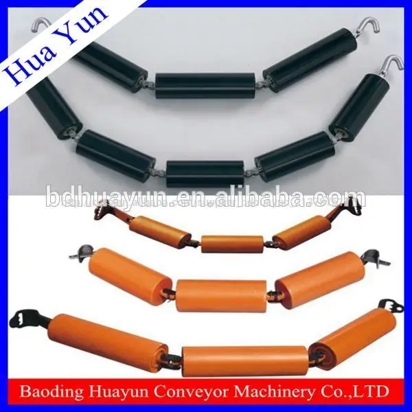 89mm диаметр стальной трубы подвешивания тяжелых конвейер долг подвески ролика для части горного оборудования