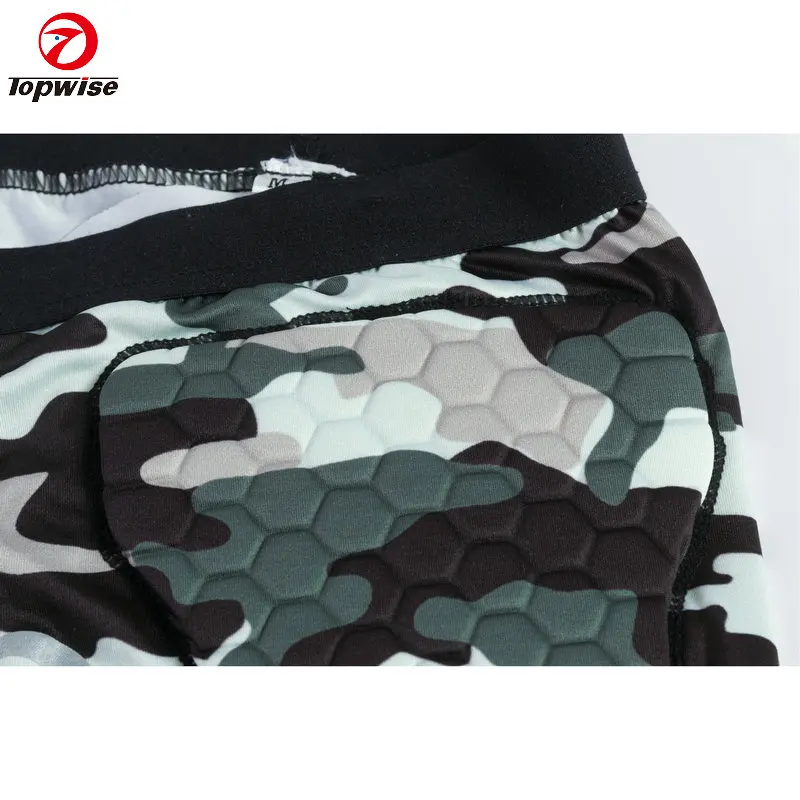 Sports padded compression protective Shorts