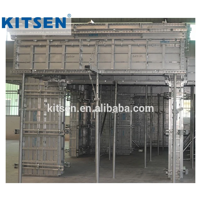 Reusable Alloy Concrete Building System Aluminium Formwork